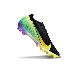 Scarpa Nike Mercurial Vapor XVI Elite AG Pro Noir Jaune Rouge Vert