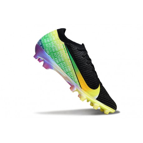 Scarpa Nike Mercurial Vapor XVI Elite AG Pro Noir Jaune Rouge Vert