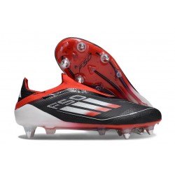 Adidas F50 Elite Laceless SG-Pro Nero Rosso Bianco