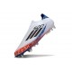 Adidas F50 Elite Laceless SG-Pro Blanco Negro Rojo Azul
