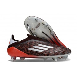 Adidas F50 Elite Laceless SG-Pro Marrone Bianco Rosso