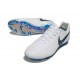 Scarpe Nike Tiempo Legend X Elite R10 FG Bianco Blu Grigio