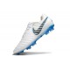 Scarpe Nike Tiempo Legend X Elite R10 FG Bianco Blu Grigio
