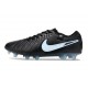 Scarpe Nike Tiempo Legend X Elite R10 FG Nero Blu Ghiaccio