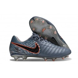 Scarpe Nike Tiempo Legend X Elite R10 FG Blu Eclissi Arancione 