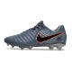 Scarpe Nike Tiempo Legend X Elite R10 FG Blu Eclissi Arancione 