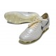 Scarpe Nike Tiempo Legend X Elite R10 FG Bianco Argento