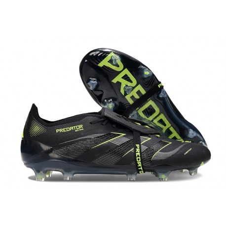 Adidas Predator Elite FT 25 FG Nero Core Carbon Limone Lucido