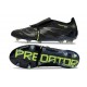 Adidas Predator Elite FT 25 FG Nero Core Carbon Limone Lucido