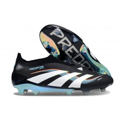 adidas Predator Elite 25 Senza Lacci FG Nero Bianco Blu