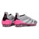 adidas Predator Elite 25 Senza Lacci FG Grigio Bianco Rosa