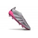 adidas Predator Elite 25 Senza Lacci FG Grigio Bianco Rosa