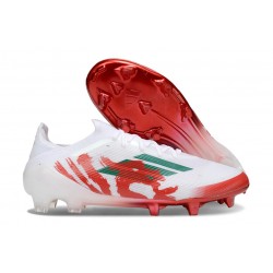 Scarpe da Calcio adidas F50 Elite FG Bianco Rosso