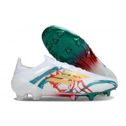 Scarpe da Calcio adidas F50 Elite FG Blanc Vert Or