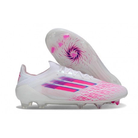 Scarpe da Calcio adidas F50 Sparkfusion Elite FG Ftwr Bianco Lucid Rosa