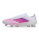 Scarpe da Calcio adidas F50 Sparkfusion Elite FG Ftwr Bianco Lucid Rosa