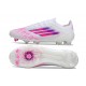 Scarpe da Calcio adidas F50 Sparkfusion Elite FG Ftwr Bianco Lucid Rosa
