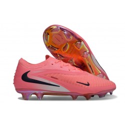 Nike Scarpa Phantom 6 Elite Low FG Rosa Nero