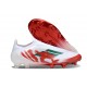 Scarpe adidas F50 Elite Laceless FG Bianco Rosso Verde