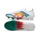 Scarpe adidas F50 Elite Laceless FG Bianco Verde Oro