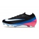 Nike Air Zoom Mercurial Vapor 16 Elite FG Nero Bianco Blu Rosa