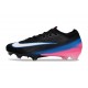 Nike Aie Zoom Mercurial Vapor 16 Elite FG Nero Bianco Rosa Blu