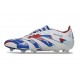 Scarpe da Calcio adidas Predator Elite FG Blu Bianco Rosso