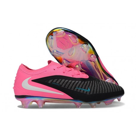 Nike Scarpa Phantom 6 Elite Low FG Nero Rosa
