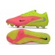 Nike Scarpa Phantom 6 Elite Low FG Rosa Limelight