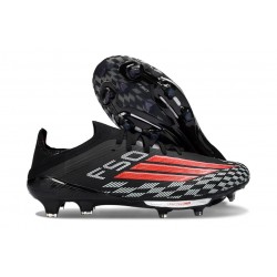 adidas Scarpe da Calcio F50+ FG Nero Rosso