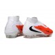 Scarpa Nike Phantom 6 Elite High Cut FG Bianco Rosso Nero