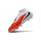 Scarpa Nike Phantom 6 Elite High Cut FG Bianco Rosso Nero