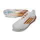 Scarpe da Calcio adidas F50 Elite FG Bianco Oro
