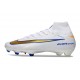 Nike Zoom Mercurial Superfly X Elite FG Bianco Blu Oro