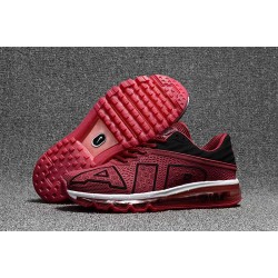 Scarpa Sportiva Nike Air Max Flair Uomo Rosso Nero