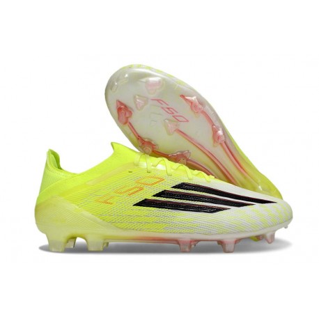 Scarpe da Calcio adidas F50 Elite FG Team Giallo Solare Nero Core Rosso Lucido