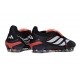 Scarpa Adidas Predator 26 Elite Tongue FG Nero Bianco Rosso