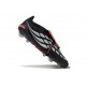 Scarpa Adidas Predator 26 Elite Tongue FG Nero Bianco Rosso