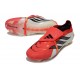 Scarpa Adidas Predator 26 Elite Tongue FG Rosso Bianco Nero