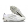 Scarpa Adidas Predator 26 Elite Tongue FG Bianco Argento