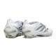 Scarpa Adidas Predator 26 Elite Tongue FG Bianco Argento