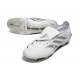 Scarpa Adidas Predator 26 Elite Tongue FG Bianco Argento
