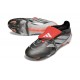 Adidas Predator 26 Elite Tongue FG Ferro Metallizzato Zero Metallico Rosso Lucido