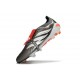 Adidas Predator 26 Elite Tongue FG Ferro Metallizzato Zero Metallico Rosso Lucido