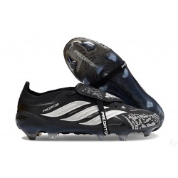 Scarpa Adidas Predator 26 Elite Tongue FG Nero Argento