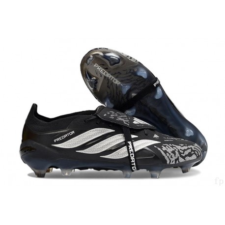 Scarpa Adidas Predator 26 Elite Tongue FG Nero Argento
