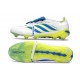 Scarpa Adidas Predator 26 Elite Tongue FG Bianco Blu Giallo
