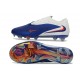 Nike Scarpa Phantom 6 Elite Low FG Blu Racer Bianco