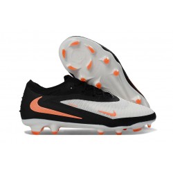 Nike Scarpa Phantom 6 Elite Low FG Bianco Nero Arancione