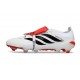 Scarpa Adidas Predator 26 Elite Tongue FG Bianco Nero Rosso